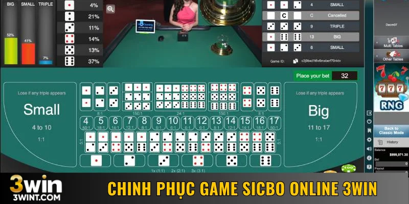Chinh phục game Sicbo online cực hot